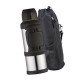 Maxbell Insulated Water Jug Portable 4L Insulated Bottle for Outdoors Fishing Travel Argent