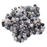 Maxbell Beads for Jewelry Making Kit Glass DIY Jewelry Supplies for Earring Necklace Black