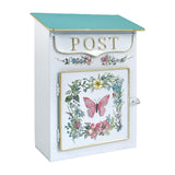 Maxbell Wall Mount Letter Mailbox Nostalgic Charm Mail Box for Porch Fence Farmhouse
