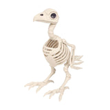 Maxbell Halloween Props Horror Statue Realistic Bird Skeleton for Party Yard Outdoor