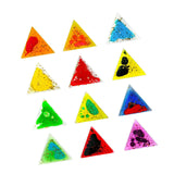 Maxbell 12x Sensory Soft Gel Liquid Toys Gifts Liquid Motion Toys for Teens Children Triangle