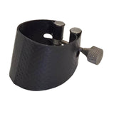 Maxbell Saxophone Mouthpiece Ligature Fastener Sturdy PU Leather for Bass Saxophones