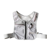 Maxbell Running Vest Bag Running Gear Breathable Chest Pack Mobile Phone Chest Bag Gray
