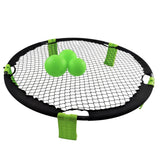 Maxbell Maxbell Spike Game Set for Kids, Teens & Adults with 3 Balls Playing Net Summer