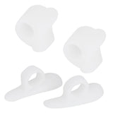 Maxbell 4PCs Gel Hallux Valgus Toes Separator Bunion with Toe Crests Hammer Claw Mallet