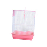 Bird Cage House Pet Supplies Nest Standing Pole Birdcage for Parrot Finches Red - Aladdin Shoppers