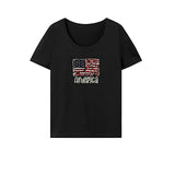 Maxbell Maxbell T Shirt for Women Summer Ladies Crew Neck Shirt for Backpacking Beach Office S Black