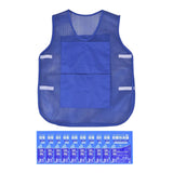 Maxbell Summer Cooling Vest for High Temperature Work Environment Fishing Warehouses Dark Blue