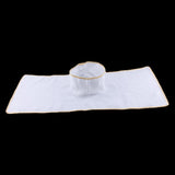 Maxbell Maxbell Reusable Massage Bed Tattoo Table Sheet Pad Mat With Face Hole White