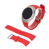 Maxbell Sport Silicone Armband Wristband Watchband Strap for Samsung Gear S2 Red