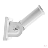 Maxbell 2pcs 180 Deg Adjustable Holder Bracket Metal And Plastic Flag Pole w/ Screws