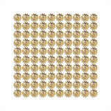 Maxbell 100 pcs 16mm Hollow Flower Bead Caps for Jewelry Making Gold - Aladdin Shoppers