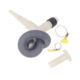 Maxbell 11.8inch Extended Drain Pipe Set Versatile Accessories for Dryers Dishwasher