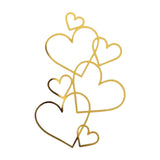 Maxbell Wedding Cake Topper Bridal Shower Gift Ornament for Wedding Birthday Parties Gold