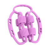 Maxbell Leg Massage Roller Manual Deep Tissue Massage Tool for Fitness Indoor Sports Purple
