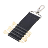 Maxbell Golf Tee Holder Women Men Stylish Golf Tee Carrier for Playing Golfing Belts Black