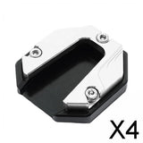 Maxbell 4xMotorcycle Kickstand Extender Pad Replacement Parts Side Stand Support Plate