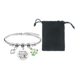 Maxbell Charm Bracelet Stainless Steel Mother's Day Gift for Grandmother Her Grandma Style B