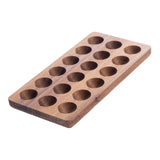 Maxbell Egg Holder Deviled Egg Rustic Premium Egg Container Reusable Wooden Egg Tray