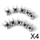 Maxbell 4x6X6X8mm Momentary Tactile Push Button Switch Tact Switches 10pcs