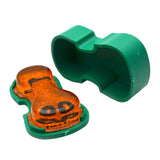 Maxbell Violin Rosin Portable for Violin Viola Cello Bows Professional Musician Gift Green Case