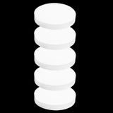 Maxbell 5 Pieces 5cm Dia 0.8cm Thick White 3 Layers Rubber Stamp Carving Blocks For your Own Stamp Upick DIY Craft Materials - Aladdin Shoppers