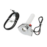 Maxbell Twist Throttle Grip Motorcycle Throttle Assembly for Motocross Scooter Silver