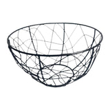 Maxbell Fruit Storage Basket Decoration Vegetable Bowl for Christmas Party Vegetable Black