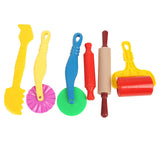 Maxbell Set 6Pcs Plastic Trowel Tool Model Making Tools Children Play Toy