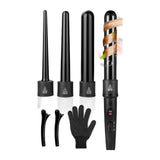Maxbell Curling Iron Wand Set Instant Heat up with Heat Protective Glove Hair Curler