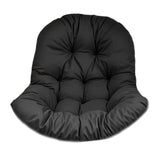 Maxbell Egg Chair Cushion Soft Washable Basket Chair Cushion for Patio Outdoor Porch Black