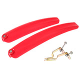 Maxbell Maxbell 14/ 16/ 20" Front & Rear Mountain Bike/ Bicycle Fenders Mudguards Set Red