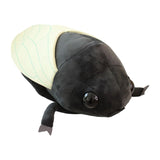Cicada Plush Toy Birthday Gifts 18.90inch Stuffed Animal for Boys Girls Kids Black