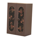 Maxbell 1:12 Scale Dollhouse Wardrobe Decor Accessories for Girls Boys Children Kids Brown