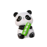 Panda Figurine Car Dashboard Decoration for Table Centerpiece Office Bedroom Style I