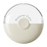 Maxbell Denture Case Small Container Retainer Travel Case for Office Household Women White