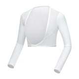 Maxbell Women Summer Golf Apparel Long Sleeves Quick Dry for Running Summer as described White