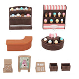 Ice Cream Counter Playset Kids Play Kitchen Accessories Counter Shop Playset