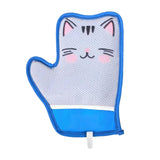 Maxbell Pet Hair Remover Glove Pet Groomimg Gloves for Long and Short Hair Bed Bunny Cat Pattern