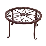 Maxbell Flower Pot Stand Multifunctional Convenient Heavy Duty for Patio Home Garden Brown