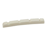 Maxbell 4xBridge Bone Nut Slotted for 4 string Electric Bass Guitar