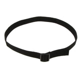 Maxbell Men's Women's No Metal Black Nylon Webbing Plastic Buckle Anti-allergic Working Sports Belt - Aladdin Shoppers