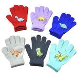 Maxbell Kids Winter Gloves Winter Warm Stretchy Mitten Knit Gloves Washable Child