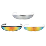 Maxbell 3Pcs Futuristic Space Alien Eyeglasses Funny Cosplay Party Robot Sunglasses