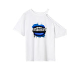 Maxbell Maxbell Women's T Shirt Summer Sportswear Soft Crewneck Tee for Beach Traveling Work L