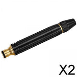 Maxbell 2xHigh Pressure Garden Hose Spray Nozzle for Deck Car Washing Garden Watering