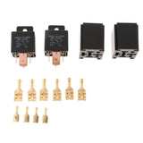 Maxbell 2 Pieces JD2912 Automotive Car 12V 80A 5 Pin SPDT Starter Relay for Sockets