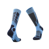 Maxbell Kids Ski Socks Thermal Winter Warm Wool Socks Soft Stockings Snowboard Socks Light and Dark Blue