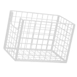 Maxbell Yoga Mat Storage Basket Sturdy Workout Equipment Organizer for Bathroom Dorm White