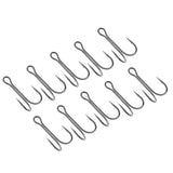 Maxbell 4x10pcs Dual Double Fishing Hooks High Carbon Steel Frog Toad Lure Hook 2-0
